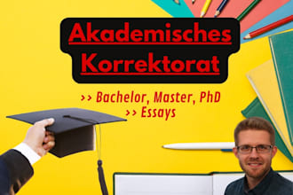 proofread your german essay, thesis, bachelor, master, korrektorat, lektorat