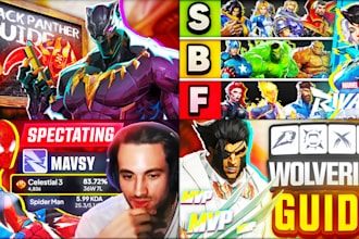 design marvel rivals gaming thumbnails