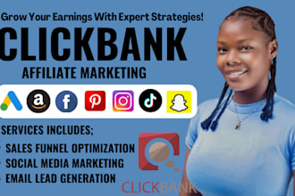 setup affiliate marketing sales funnel for clickbank