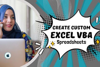 create custom excel spreadsheet, google sheets formula, vba macro