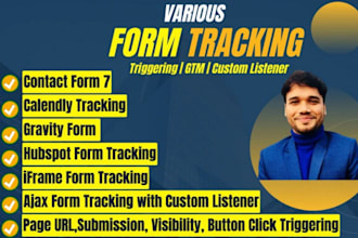 do iframe, contact form 7, hubspot, ajax, calendly form tracking with GTM