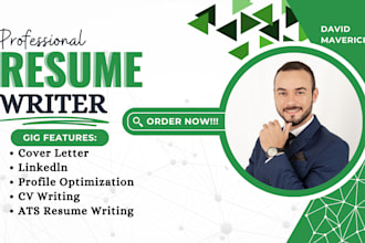 write and upgrade your resume, cv, cover letter, linkedin to land your dream job
