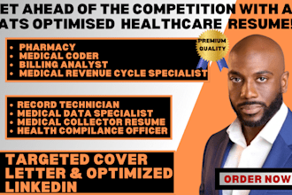 create a professional medical coder, clinical coder and billing analyst resume