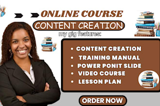 do online course content, course syllabus, lesson plan, course curriculum