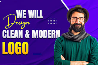 design a clean, modern logo