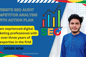do website SEO audit report action plan with competitor analysis