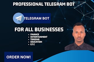 build a custom telegram bot in python