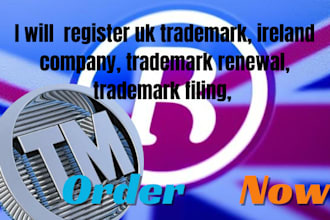 register uk trademark, ireland company, trademark renewal, trademark filing,