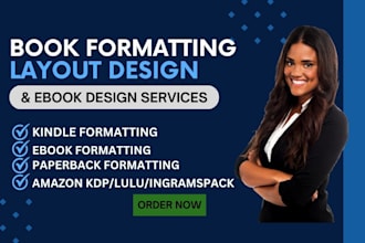 do book formatting, kindle ebook formatting, paperback formatting for KDP