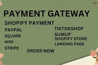 setup reliable payment gateway integrate paypal stripe to ecommerce website