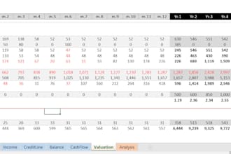create KPI dashboards and excel financial models