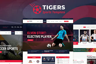 build soccer academy website sport football website basketball baseball website