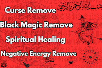 do curse removal, negative energy cleansing, and spiritual healing