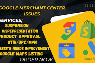 fix google merchant suspension misrepresentation gtin shopify store shopping ads