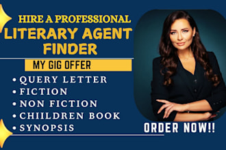 find active literary agent for children book fiction edit your query letter