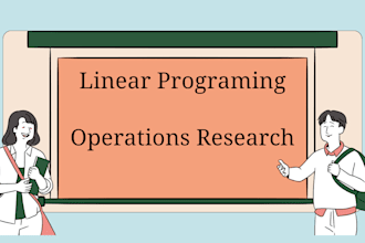 teach linear programming and operations research using excel solver and python