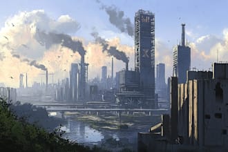 make a awesome environment concept art