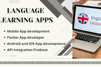 create language learning mobile app ios app flutter developer