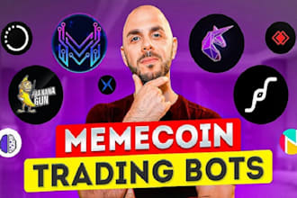 build telegram snipping bot solana meme coin bot with copy trading bot