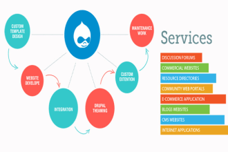 help in  drupal 6,drupal 7,drupal 8 website development