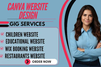 design canva website canva website template restaurant website ugc portfolio
