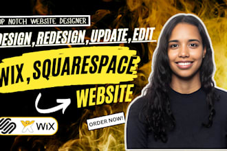 redesign, edit, update wix website, custom expert squarespace developer, weebly