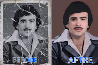 repair photos, improve quality and colorize old photos
