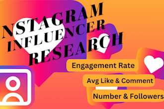 provide top instagram influencer research to inspire your brand
