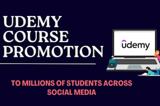 do udemy course promotion, marketing, boost enrollment, SEO, udemy marketing