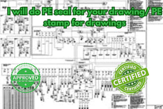 professional civil engineering, architectural drawings with pe stamp and reviews