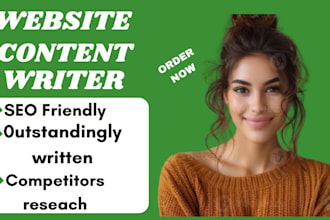 be your SEO website content writer, copywriter and blog writer