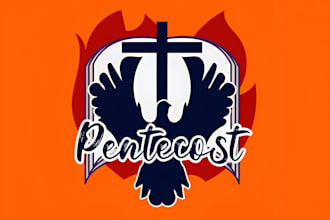 make modern church religious ministry meaningful and christian logo design