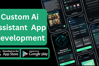 develop ai chatbot app, ai workout app, ai voice call bot app, ai video calling