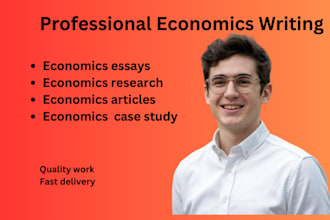 professionally write economics,essay, research, articles, case study