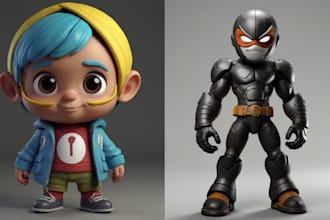 mode 3d mascot character funko pop doll toy action figure and articulated toy