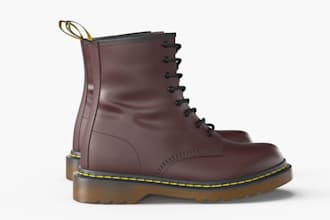 do stunning 3d shoe models animation sneaker boot heels sole