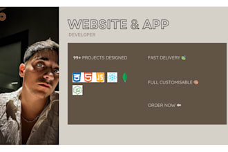 develop apps, websites, and ecommerce full stack developer