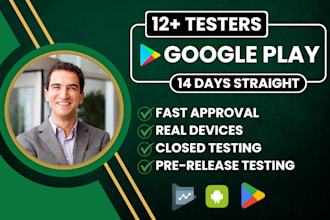 provide 12 testers or 20 testers google play console for closed testing