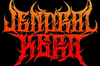 design death metal, slamming and brutal logo for you band