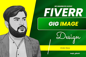 make stunning fiverr gig image, gig cover and gig thumbnail