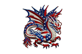design high quality dragon logo with unlimited revision