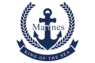 design high quality nautical logo with free source file