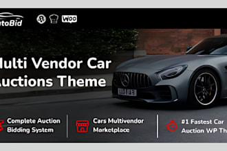 build an auction website a bidding website and a multivendor website
