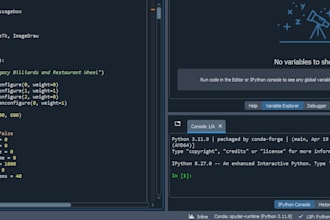 program you a windows application with python with ai