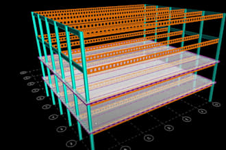 do structural design, and analysis with etabs, and autocad