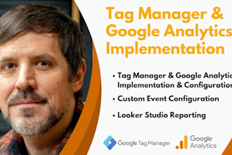 implement and configure tag manager and google analytics
