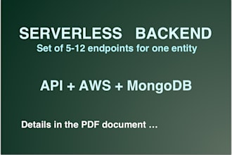 build a serverless rest API with AWS lambda and mongodb