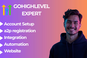 do account setup, a2p 10dlc registration, ghl automation, ghl integrations