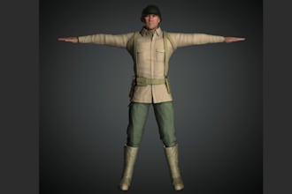 custom 3d game character, fortnite game character, unreal engine game character