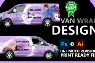 create car wrap, van wrap, truck wrap, trailer wrap vehicle wrap design